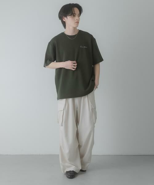 SENSE OF PLACE by URBAN RESEARCH / センスオブプレイス バイ アーバンリサーチ Tシャツ | 『一部WEB限定カラー』『接触冷感/速乾』シシュウダンボールポンチショートスリーブTシャツ | 詳細17