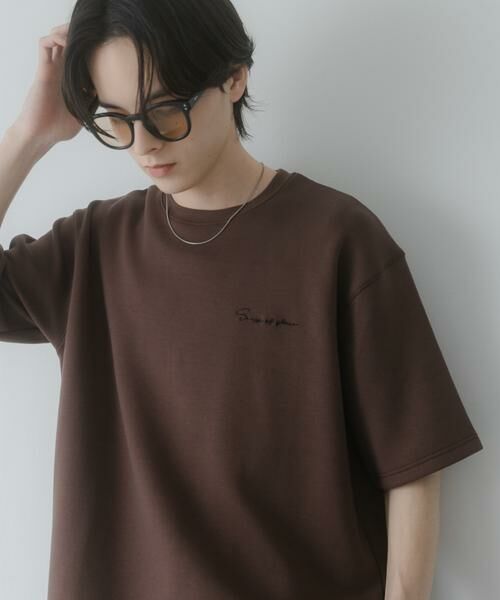 SENSE OF PLACE by URBAN RESEARCH / センスオブプレイス バイ アーバンリサーチ Tシャツ | 『一部WEB限定カラー』『接触冷感/速乾』シシュウダンボールポンチショートスリーブTシャツ | 詳細20