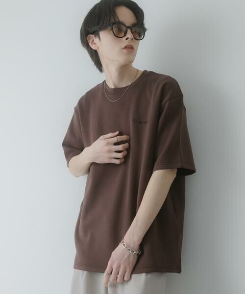 SENSE OF PLACE by URBAN RESEARCH / センスオブプレイス バイ アーバンリサーチ Tシャツ | 『一部WEB限定カラー』『接触冷感/速乾』シシュウダンボールポンチショートスリーブTシャツ | 詳細24