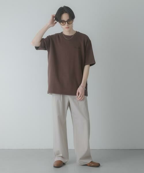 SENSE OF PLACE by URBAN RESEARCH / センスオブプレイス バイ アーバンリサーチ Tシャツ | 『一部WEB限定カラー』『接触冷感/速乾』シシュウダンボールポンチショートスリーブTシャツ | 詳細25