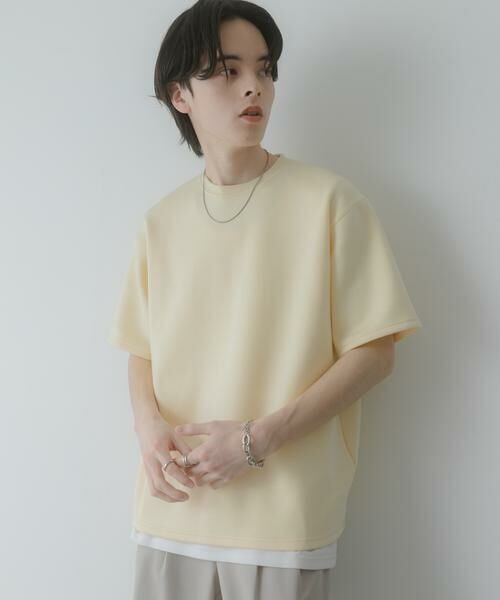 SENSE OF PLACE by URBAN RESEARCH / センスオブプレイス バイ アーバンリサーチ Tシャツ | 『一部WEB限定カラー』『接触冷感/速乾』ダンボールポンチショートスリーブTシャツ | 詳細1