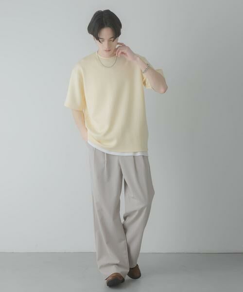SENSE OF PLACE by URBAN RESEARCH / センスオブプレイス バイ アーバンリサーチ Tシャツ | 『一部WEB限定カラー』『接触冷感/速乾』ダンボールポンチショートスリーブTシャツ | 詳細14