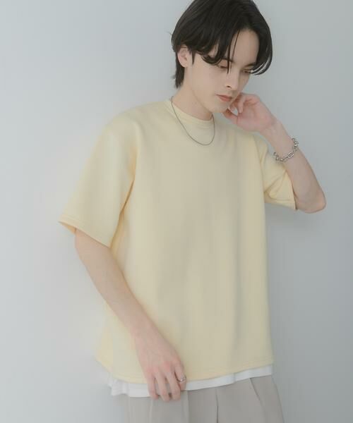 SENSE OF PLACE by URBAN RESEARCH / センスオブプレイス バイ アーバンリサーチ Tシャツ | 『一部WEB限定カラー』『接触冷感/速乾』ダンボールポンチショートスリーブTシャツ | 詳細2