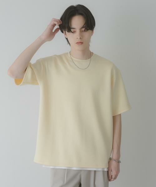 SENSE OF PLACE by URBAN RESEARCH / センスオブプレイス バイ アーバンリサーチ Tシャツ | 『一部WEB限定カラー』『接触冷感/速乾』ダンボールポンチショートスリーブTシャツ | 詳細4