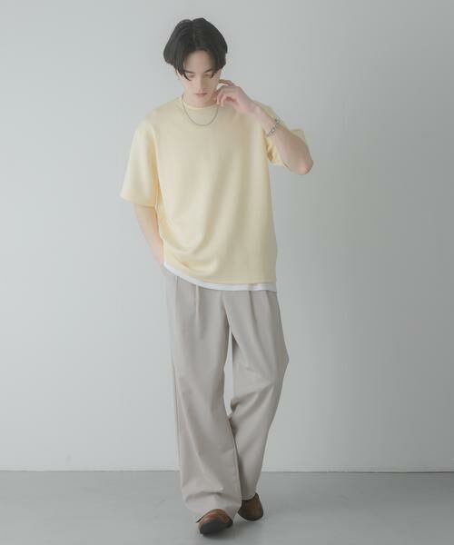 SENSE OF PLACE by URBAN RESEARCH / センスオブプレイス バイ アーバンリサーチ Tシャツ | 『一部WEB限定カラー』『接触冷感/速乾』ダンボールポンチショートスリーブTシャツ | 詳細7