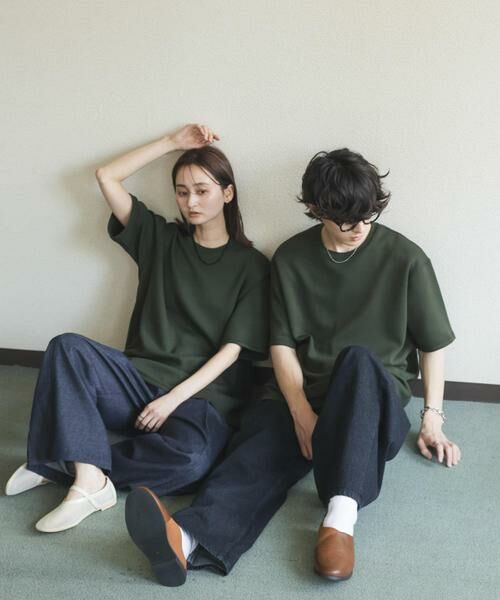 SENSE OF PLACE by URBAN RESEARCH / センスオブプレイス バイ アーバンリサーチ Tシャツ | 『一部WEB限定カラー』『接触冷感/速乾』ダンボールポンチショートスリーブTシャツ | 詳細20