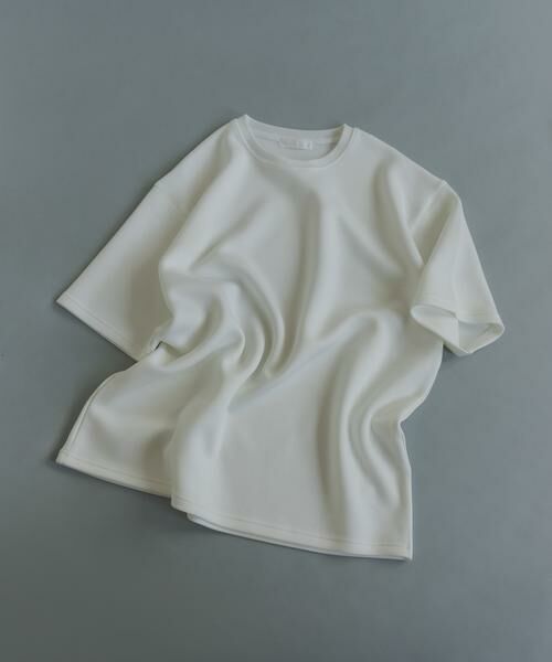 SENSE OF PLACE by URBAN RESEARCH / センスオブプレイス バイ アーバンリサーチ Tシャツ | 『一部WEB限定カラー』『接触冷感/速乾』ダンボールポンチショートスリーブTシャツ（ホワイト）