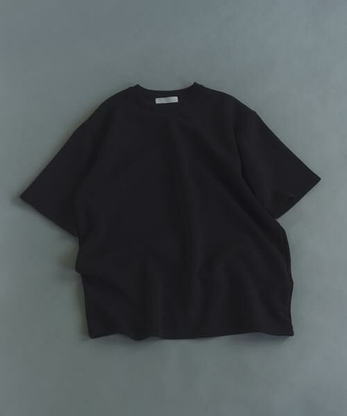 SENSE OF PLACE by URBAN RESEARCH / センスオブプレイス バイ アーバンリサーチ Tシャツ | 『一部WEB限定カラー』『接触冷感/速乾』ダンボールポンチショートスリーブTシャツ（ブラック）