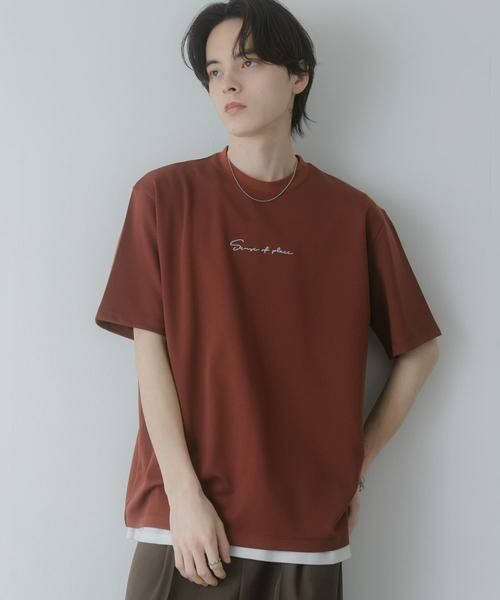 SENSE OF PLACE by URBAN RESEARCH / センスオブプレイス バイ アーバンリサーチ Tシャツ | 『一部WEB限定カラー』シシュウポンチショートスリーブTシャツ | 詳細4