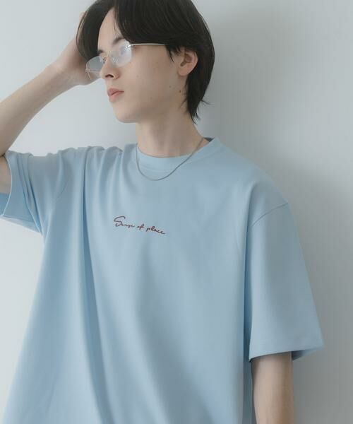 SENSE OF PLACE by URBAN RESEARCH / センスオブプレイス バイ アーバンリサーチ Tシャツ | 『一部WEB限定カラー』シシュウポンチショートスリーブTシャツ | 詳細10