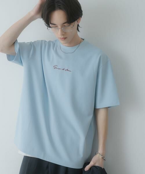 SENSE OF PLACE by URBAN RESEARCH / センスオブプレイス バイ アーバンリサーチ Tシャツ | 『一部WEB限定カラー』シシュウポンチショートスリーブTシャツ | 詳細11