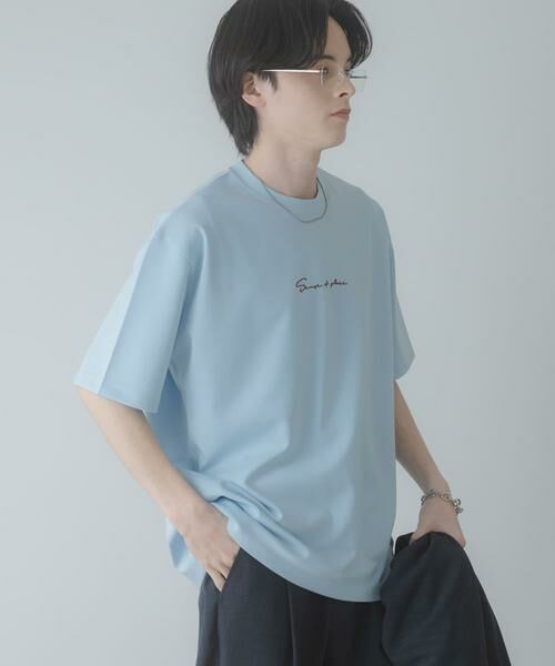 SENSE OF PLACE by URBAN RESEARCH / センスオブプレイス バイ アーバンリサーチ Tシャツ | 『一部WEB限定カラー』シシュウポンチショートスリーブTシャツ | 詳細14