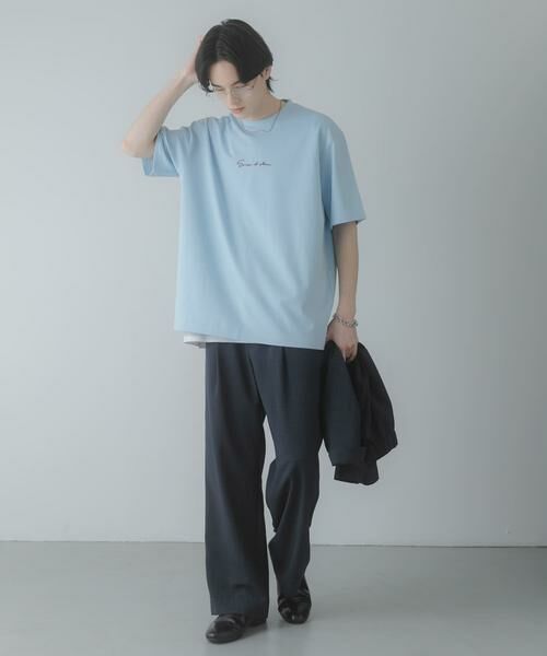 SENSE OF PLACE by URBAN RESEARCH / センスオブプレイス バイ アーバンリサーチ Tシャツ | 『一部WEB限定カラー』シシュウポンチショートスリーブTシャツ | 詳細15