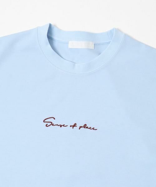 SENSE OF PLACE by URBAN RESEARCH / センスオブプレイス バイ アーバンリサーチ Tシャツ | 『一部WEB限定カラー』シシュウポンチショートスリーブTシャツ | 詳細18