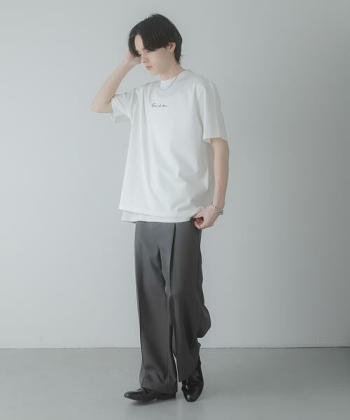 SENSE OF PLACE by URBAN RESEARCH / センスオブプレイス バイ アーバンリサーチ Tシャツ | 『一部WEB限定カラー』シシュウポンチショートスリーブTシャツ | 詳細28