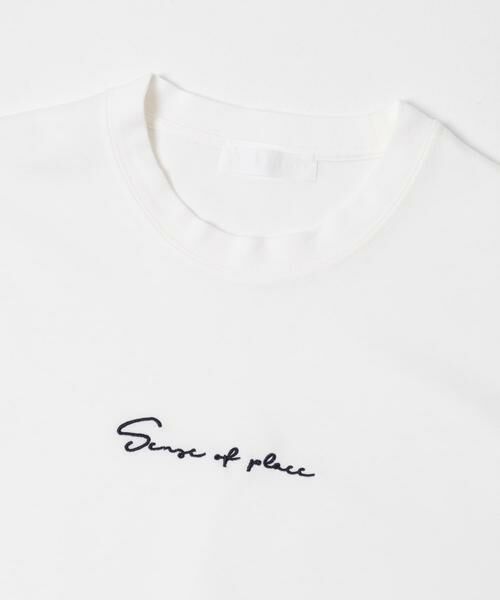 SENSE OF PLACE by URBAN RESEARCH / センスオブプレイス バイ アーバンリサーチ Tシャツ | 『一部WEB限定カラー』シシュウポンチショートスリーブTシャツ | 詳細30