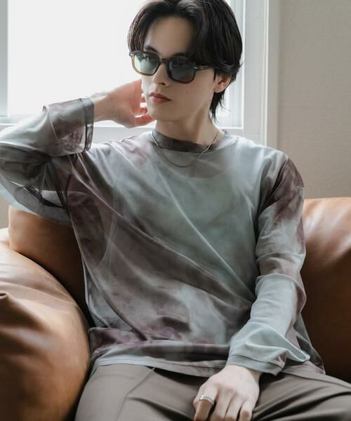 SENSE OF PLACE by URBAN RESEARCH / センスオブプレイス バイ アーバンリサーチ その他トップス | アソートシアーロングTシャツ | 詳細3