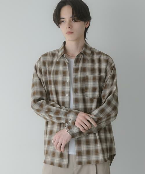 SENSE OF PLACE by URBAN RESEARCH / センスオブプレイス バイ アーバンリサーチ シャツ・ブラウス | マドラスチェックロングスリーブシャツ | 詳細25