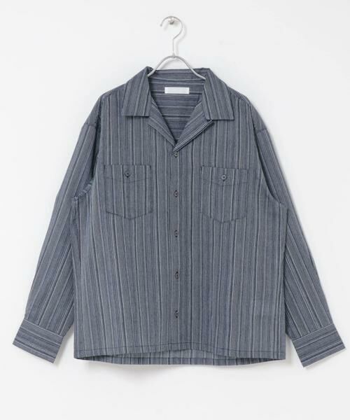 SENSE OF PLACE by URBAN RESEARCH / センスオブプレイス バイ アーバンリサーチ シャツ・ブラウス | スラブストライプオープンカラーシャツ | 詳細15