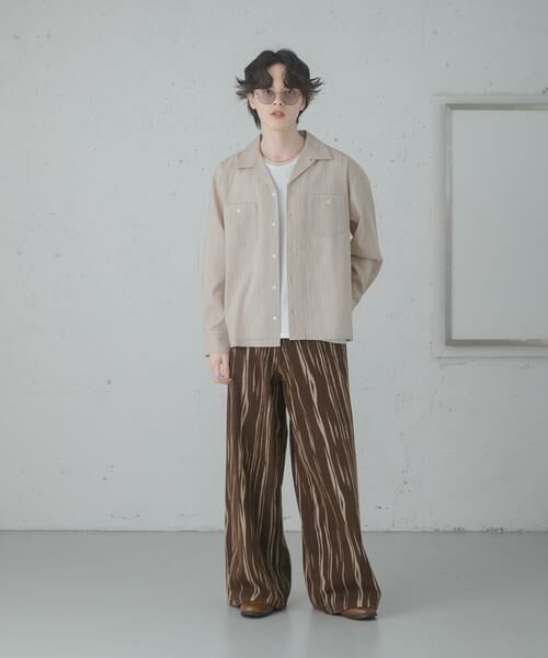SENSE OF PLACE by URBAN RESEARCH / センスオブプレイス バイ アーバンリサーチ シャツ・ブラウス | スラブストライプオープンカラーシャツ | 詳細27