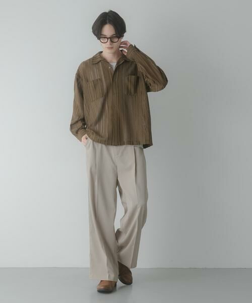 SENSE OF PLACE by URBAN RESEARCH / センスオブプレイス バイ アーバンリサーチ シャツ・ブラウス | ダブルポケットオープンカラーレースシャツ | 詳細7