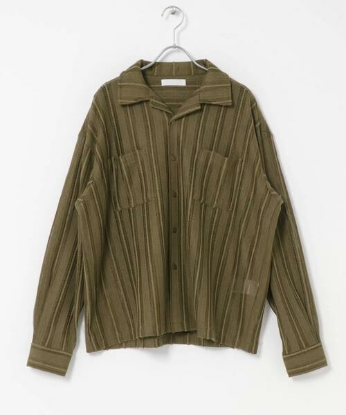 SENSE OF PLACE by URBAN RESEARCH / センスオブプレイス バイ アーバンリサーチ シャツ・ブラウス | ダブルポケットオープンカラーレースシャツ | 詳細9