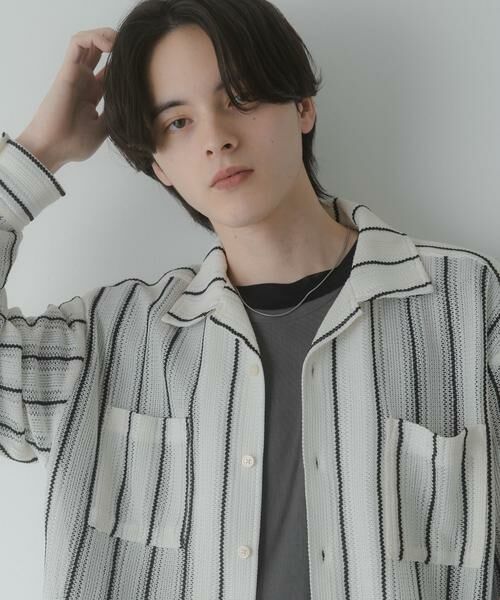 SENSE OF PLACE by URBAN RESEARCH / センスオブプレイス バイ アーバンリサーチ シャツ・ブラウス | ダブルポケットオープンカラーレースシャツ | 詳細13