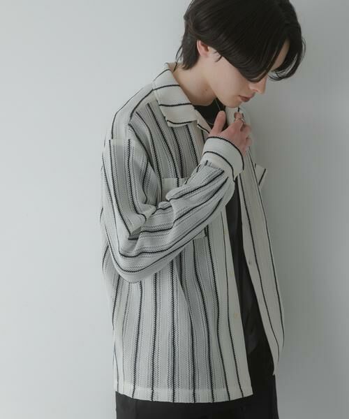 SENSE OF PLACE by URBAN RESEARCH / センスオブプレイス バイ アーバンリサーチ シャツ・ブラウス | ダブルポケットオープンカラーレースシャツ | 詳細14