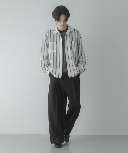 SENSE OF PLACE by URBAN RESEARCH / センスオブプレイス バイ アーバンリサーチ シャツ・ブラウス | ダブルポケットオープンカラーレースシャツ | 詳細18