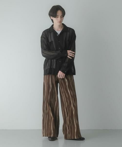 SENSE OF PLACE by URBAN RESEARCH / センスオブプレイス バイ アーバンリサーチ シャツ・ブラウス | ダブルポケットオープンカラーレースシャツ | 詳細28