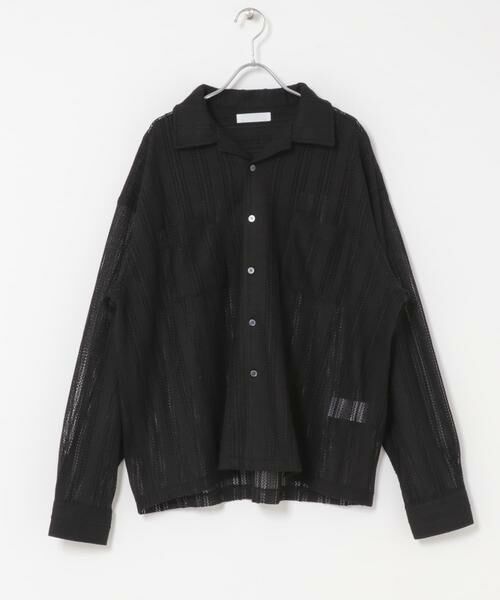 SENSE OF PLACE by URBAN RESEARCH / センスオブプレイス バイ アーバンリサーチ シャツ・ブラウス | ダブルポケットオープンカラーレースシャツ | 詳細30