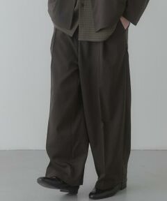 SENSE OF PLACE by URBAN RESEARCH / センスオブプレイス バイ アーバンリサーチ その他パンツ | 『イージーケア/速乾』リネンライクタックワイドスラックス