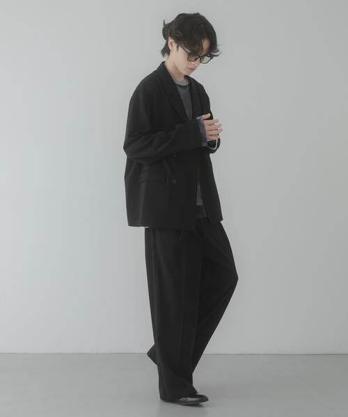 SENSE OF PLACE by URBAN RESEARCH / センスオブプレイス バイ アーバンリサーチ その他パンツ | 『イージーケア/速乾』リネンライクタックワイドスラックス | 詳細5