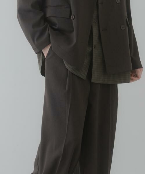 SENSE OF PLACE by URBAN RESEARCH / センスオブプレイス バイ アーバンリサーチ その他パンツ | 『イージーケア/速乾』リネンライクタックワイドスラックス | 詳細12
