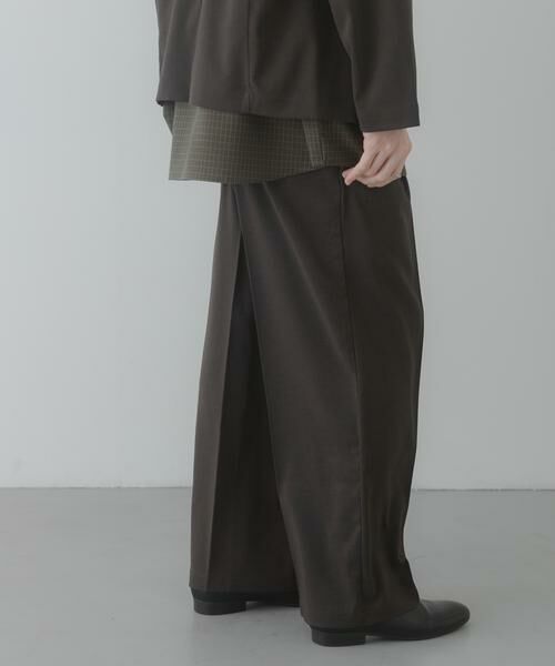 SENSE OF PLACE by URBAN RESEARCH / センスオブプレイス バイ アーバンリサーチ その他パンツ | 『イージーケア/速乾』リネンライクタックワイドスラックス | 詳細14
