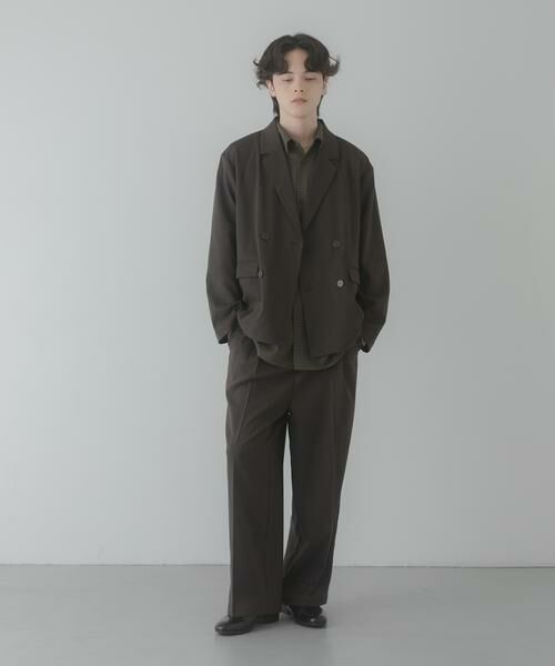 SENSE OF PLACE by URBAN RESEARCH / センスオブプレイス バイ アーバンリサーチ その他パンツ | 『イージーケア/速乾』リネンライクタックワイドスラックス | 詳細16