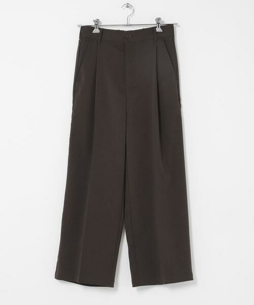 SENSE OF PLACE by URBAN RESEARCH / センスオブプレイス バイ アーバンリサーチ その他パンツ | 『イージーケア/速乾』リネンライクタックワイドスラックス | 詳細17