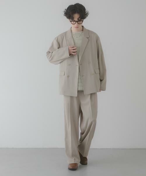 SENSE OF PLACE by URBAN RESEARCH / センスオブプレイス バイ アーバンリサーチ その他パンツ | 『イージーケア/速乾』リネンライクタックワイドスラックス | 詳細26