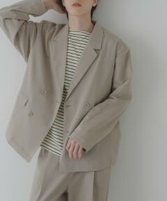 SENSE OF PLACE by URBAN RESEARCH / センスオブプレイス バイ アーバンリサーチ その他アウター | 『イージーケア/速乾』リネンライクダブルテーラードジャケット