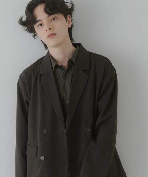 SENSE OF PLACE by URBAN RESEARCH / センスオブプレイス バイ アーバンリサーチ その他アウター | 『イージーケア/速乾』リネンライクダブルテーラードジャケット | 詳細14