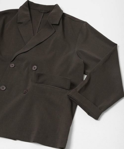 SENSE OF PLACE by URBAN RESEARCH / センスオブプレイス バイ アーバンリサーチ その他アウター | 『イージーケア/速乾』リネンライクダブルテーラードジャケット | 詳細23