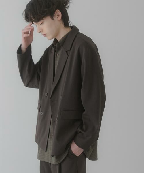 SENSE OF PLACE by URBAN RESEARCH / センスオブプレイス バイ アーバンリサーチ その他アウター | 『イージーケア/速乾』リネンライクダブルテーラードジャケット | 詳細16