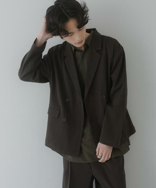 SENSE OF PLACE by URBAN RESEARCH / センスオブプレイス バイ アーバンリサーチ その他アウター | 『イージーケア/速乾』リネンライクダブルテーラードジャケット | 詳細19