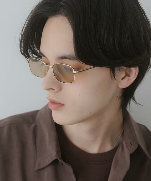 SENSE OF PLACE by URBAN RESEARCH / センスオブプレイス バイ アーバンリサーチ サングラス・メガネ | メタルフレームサングラス（ゴールド）