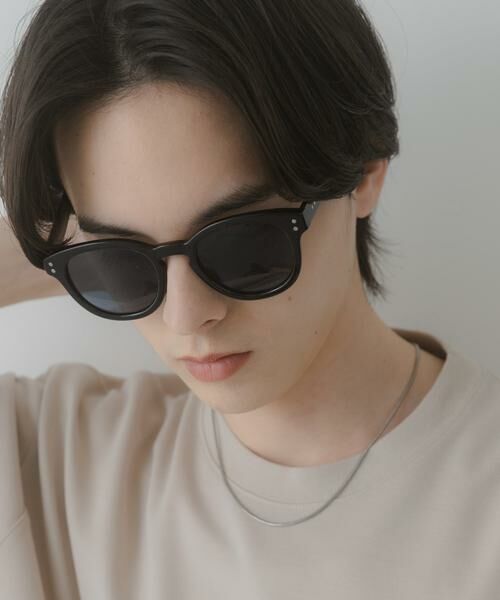 SENSE OF PLACE by URBAN RESEARCH / センスオブプレイス バイ アーバンリサーチ サングラス・メガネ | ボストンサングラス（ブラック）