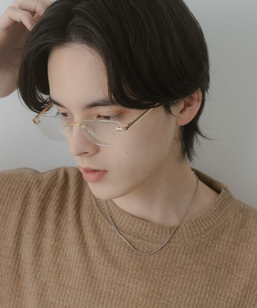 SENSE OF PLACE by URBAN RESEARCH / センスオブプレイス バイ アーバンリサーチ サングラス・メガネ | リムレスサングラス（ゴールド）