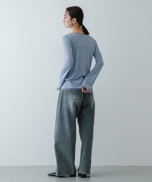 SENSE OF PLACE by URBAN RESEARCH / センスオブプレイス バイ アーバンリサーチ カーディガン・ボレロ | チュールシアーレイヤードカットカーディガン | 詳細7