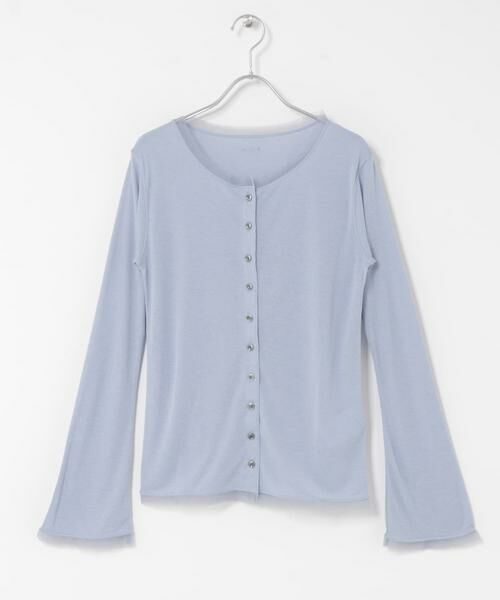 SENSE OF PLACE by URBAN RESEARCH / センスオブプレイス バイ アーバンリサーチ カーディガン・ボレロ | チュールシアーレイヤードカットカーディガン | 詳細8