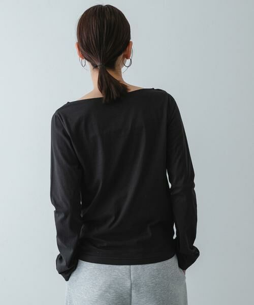 SENSE OF PLACE by URBAN RESEARCH / センスオブプレイス バイ アーバンリサーチ Tシャツ | ストレートボートネックシアーTシャツ | 詳細23