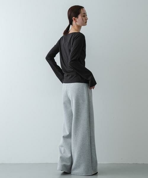 SENSE OF PLACE by URBAN RESEARCH / センスオブプレイス バイ アーバンリサーチ Tシャツ | ストレートボートネックシアーTシャツ | 詳細26